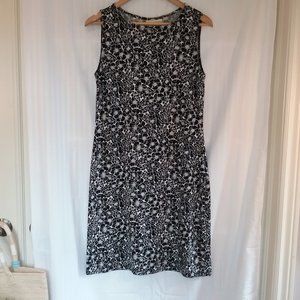 🌞 Merona Dress | Black & White Floral | Small